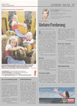 Kleine Zeitung Lesereporter Oktober 2009
